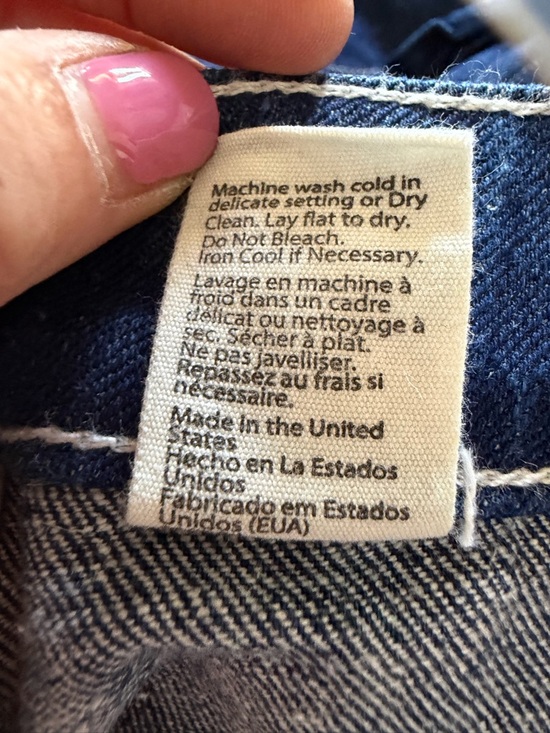 Back Beat Co. Relaxed Indigo  Utility Work Jeans size 6 - Picture 7 of 15